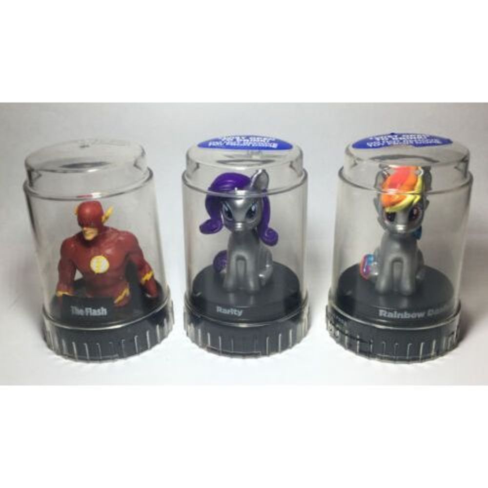 Lot Of 3 PODZ Good 2 Grow My Little Pony Rainbow Dash & Rarity And The Flash